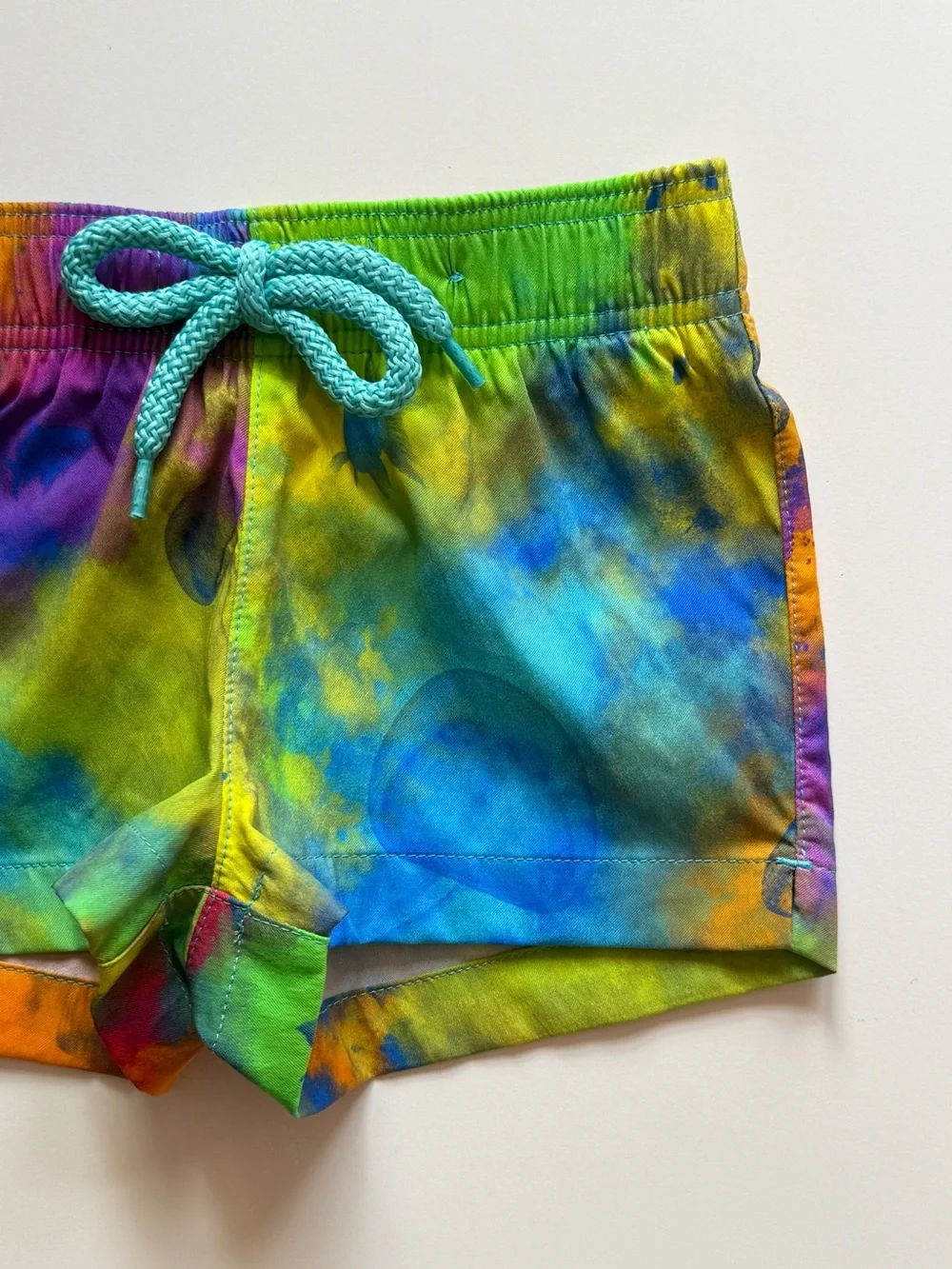 Vilebrequin Baby Boy Bambi Bleu Batik Holi Party Swim Trunks - Size 12M